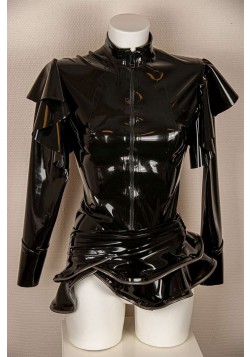 latex jasje met rousels