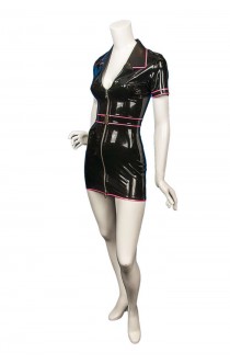 latex jurk Mariette