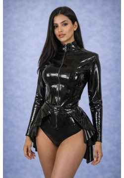 latex jasje lange mouwen