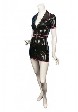 latex jurk Mariette
