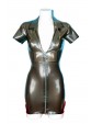 latex jurk Pascalle voorkant