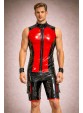 latex shirt Evolution red