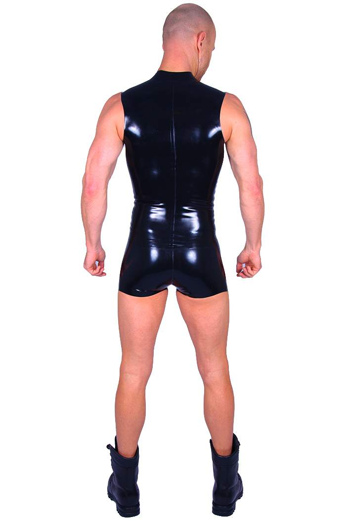 Rood Latex Rubber Ondergoed voor Heren,Modieuze Latex Boxershorts voor Heren ,Cosplay Kostuum Feest Clubkleding Rood-M